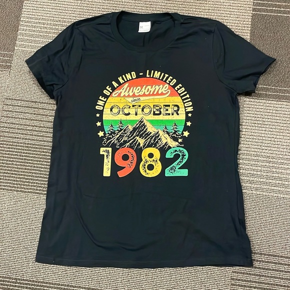 Tops - FREE October 1982 Birthday day T-shirt